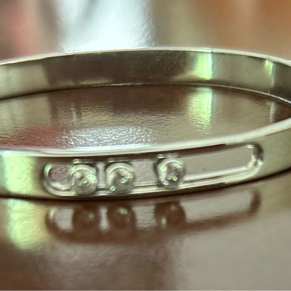 Silver Bracelet New with 3 stones size small-medium - Picture 9 of 9